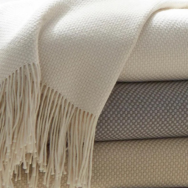 Silk blankets with a smooth and elegant touchBristol Basketweave Alpaca Throw