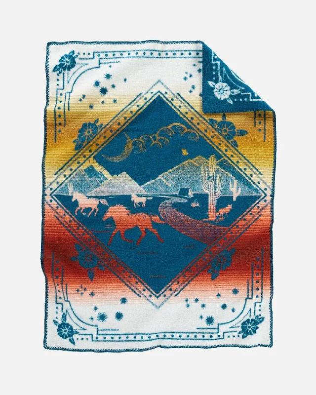 Rayon from bamboo blankets for a silky and breathable feelWild Riders Kids Blanket
