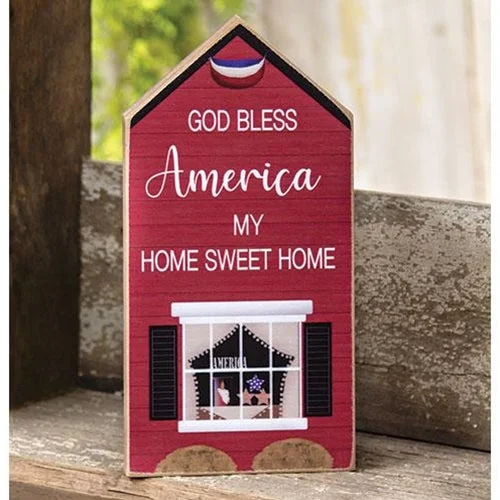 Bed skirts with a eco - friendly materialGod Bless America House Sitter