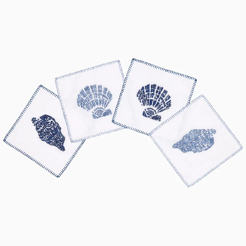 Decorative Pillows for Living Room MakeoverSea Shells Cocktail Napkins (Set of 4)