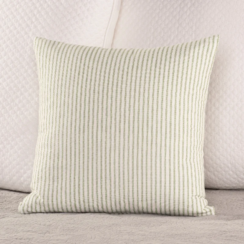 Soft and Fluffy Pillows for Bedroom ComfortPine Green and White Ticking Stripe Throw Pillow Cover 8 Sizes Made in USA Soft and Fluffy Pillows for Bedroom ComfortPine Green and White Ticking Stripe Throw Pillow Cover 8 Sizes Made in USA