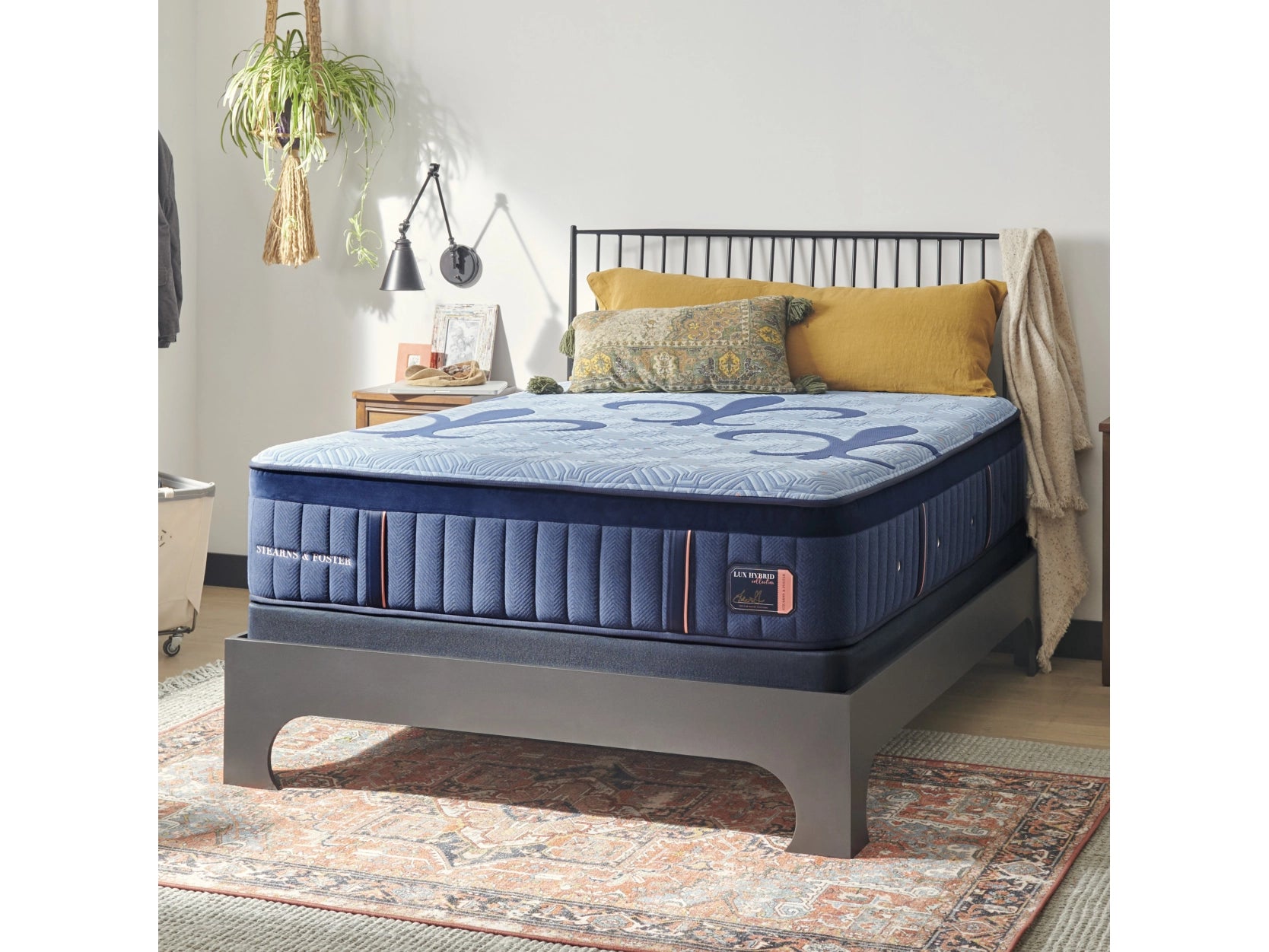 Bamboo - charcoal infused mattresses for odor absorptionStearns & Foster Lux Hybrid Medium King Mattress
