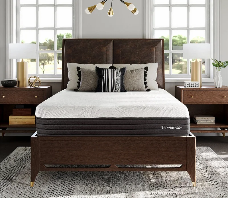 King - size mattresses for spacious master bedroomsThomasville Plymouth 12.5'' Gel Memory Foam Medium Plush Hybrid Mattress King - size mattresses for spacious master bedroomsThomasville Plymouth 12.5'' Gel Memory Foam Medium Plush Hybrid Mattress