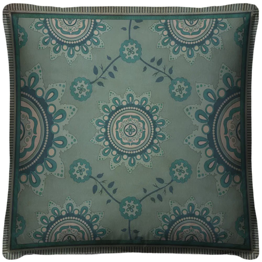 Velvet Pillows for a Touch of ElegancePattern 44 Shisha Throw Pillow