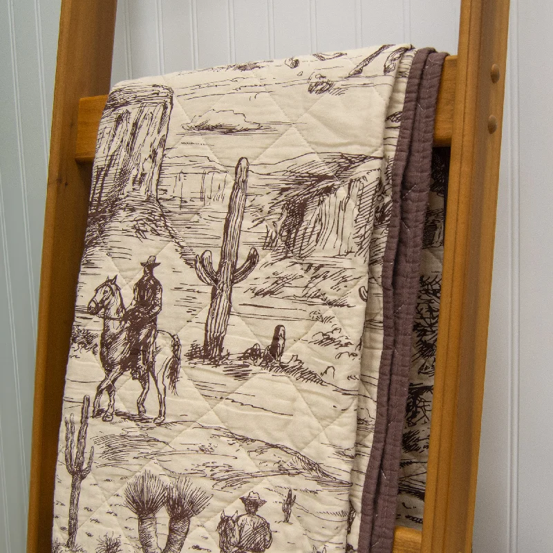 Recycled polyester blankets for an eco - conscious optionDesert Landscape Throw Blanket