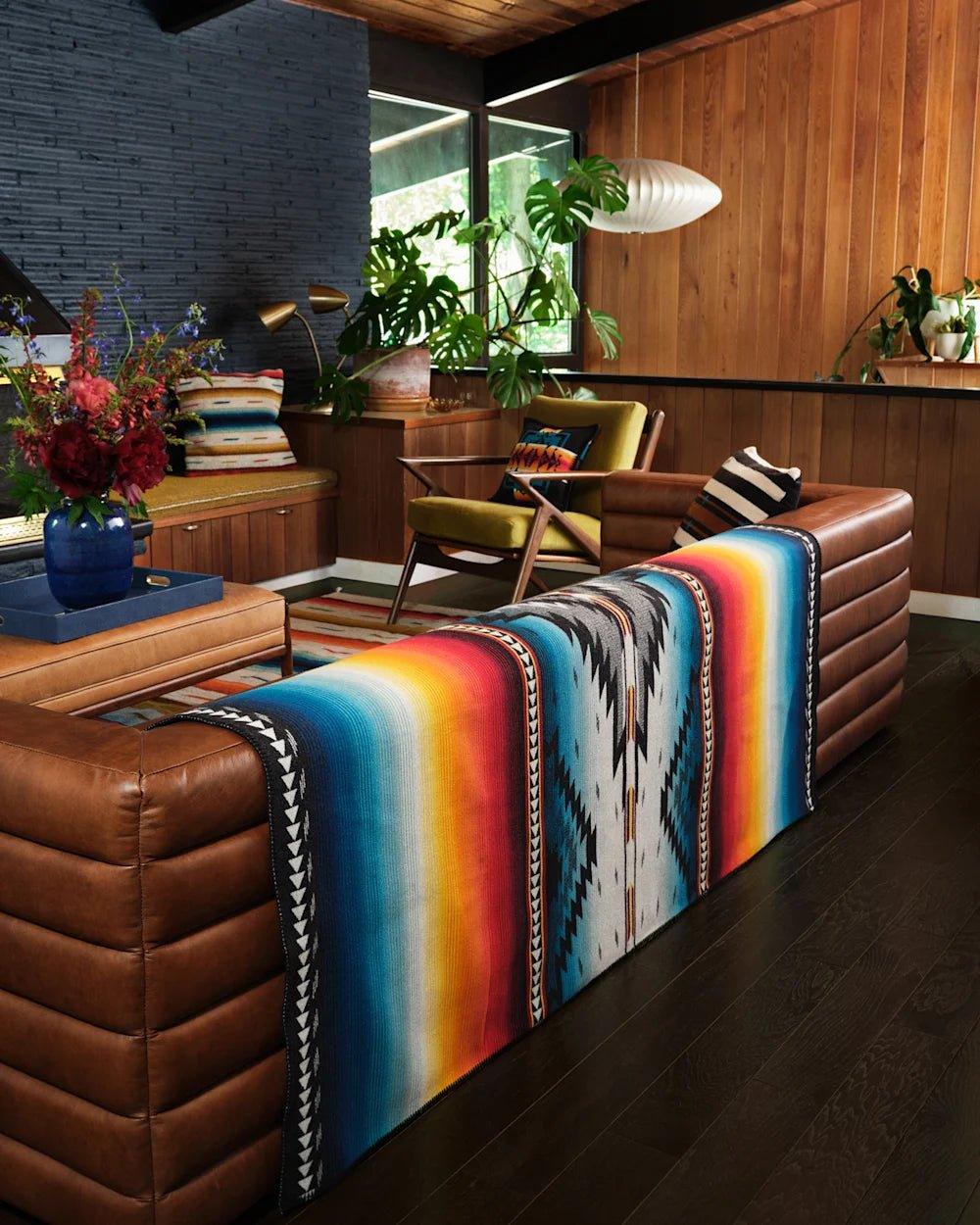 Bamboo fiber blankets with natural antibacterial propertiesSaltillo Sunset Blanket Bamboo fiber blankets with natural antibacterial propertiesSaltillo Sunset Blanket