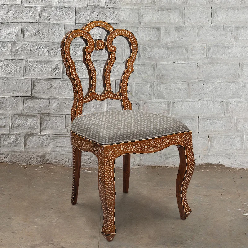Back Support Pillows for Office ChairsBone Inlay Flower Chair