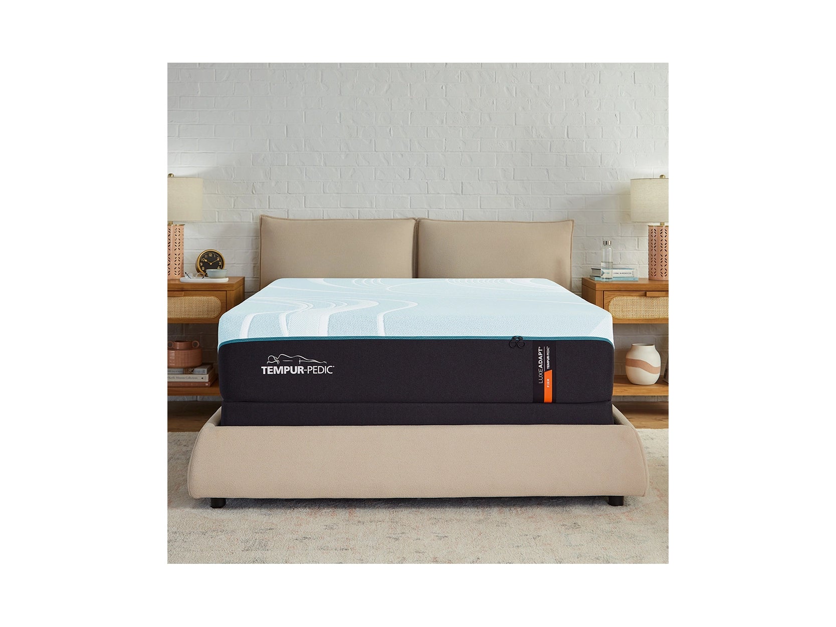 Innerspring mattresses with coil counts for supportTEMPUR-LuxeAdapt Firm Split California Mattress