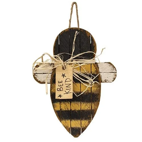 Bed skirts with a paisley print for an exotic feelHanging Lath "Bee Kind" Bee