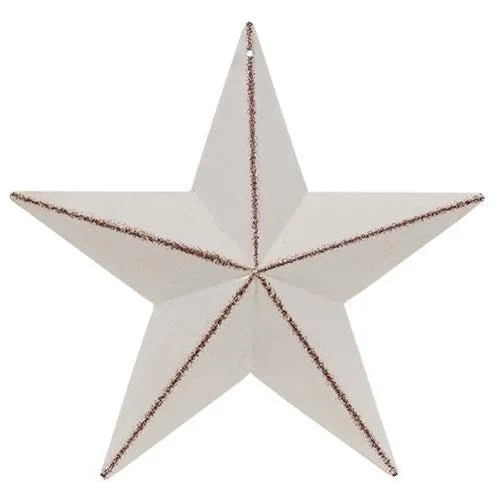Full - size bed skirts with a gathered fabricAntique White Barn Star 8"