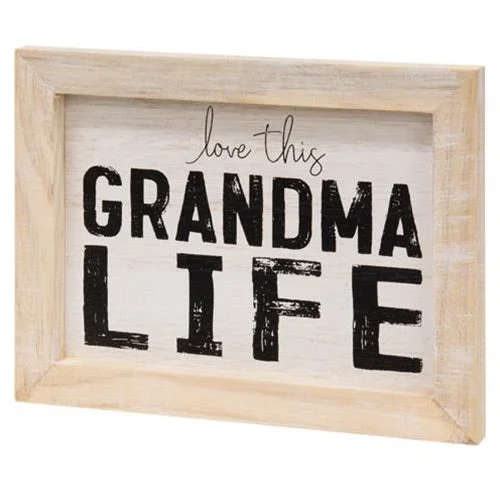 Velvet bed skirts for a luxurious and elegant appearanceGrandma Life Framed Sign