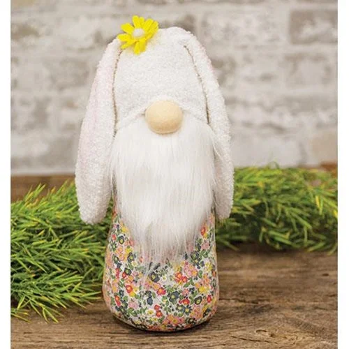 Bed skirts with a nautical themeFloppy Ears Floral Bunny Gnome