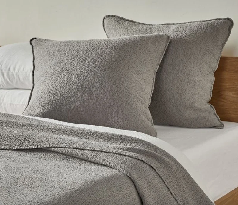 Cotton Pillows for Natural ComfortCascade Organic Matelasse Blanket - Renewed