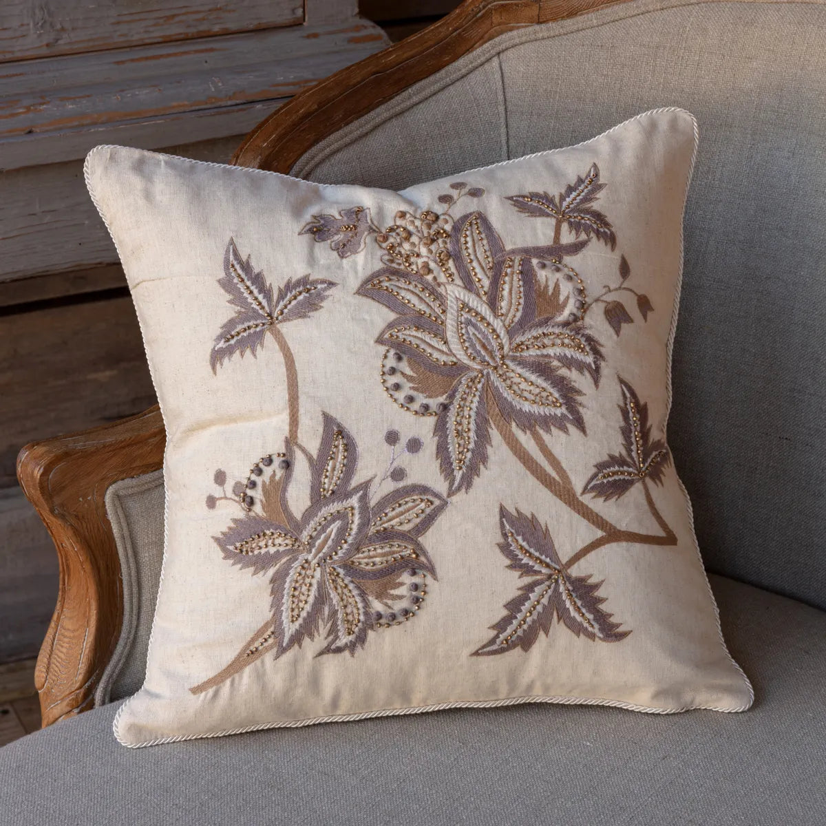 Decorative Pillows for Living Room MakeoverEmbroidered & Beaded Thistle Pillow Set Decorative Pillows for Living Room MakeoverEmbroidered & Beaded Thistle Pillow Set