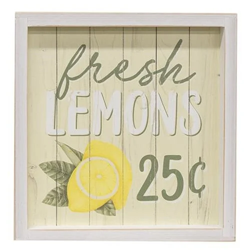 Bed skirts with a multi - colored patternFresh Lemons Frame