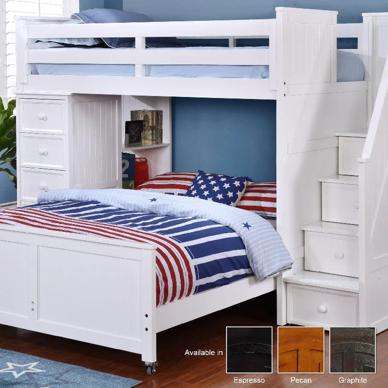 Bamboo - charcoal infused mattresses for odor absorptionLakeshore Twin/Full Multi-Function with Stairs