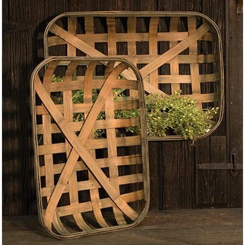 Bed skirts with a child - friendly print2/Set Long Tobacco Baskets