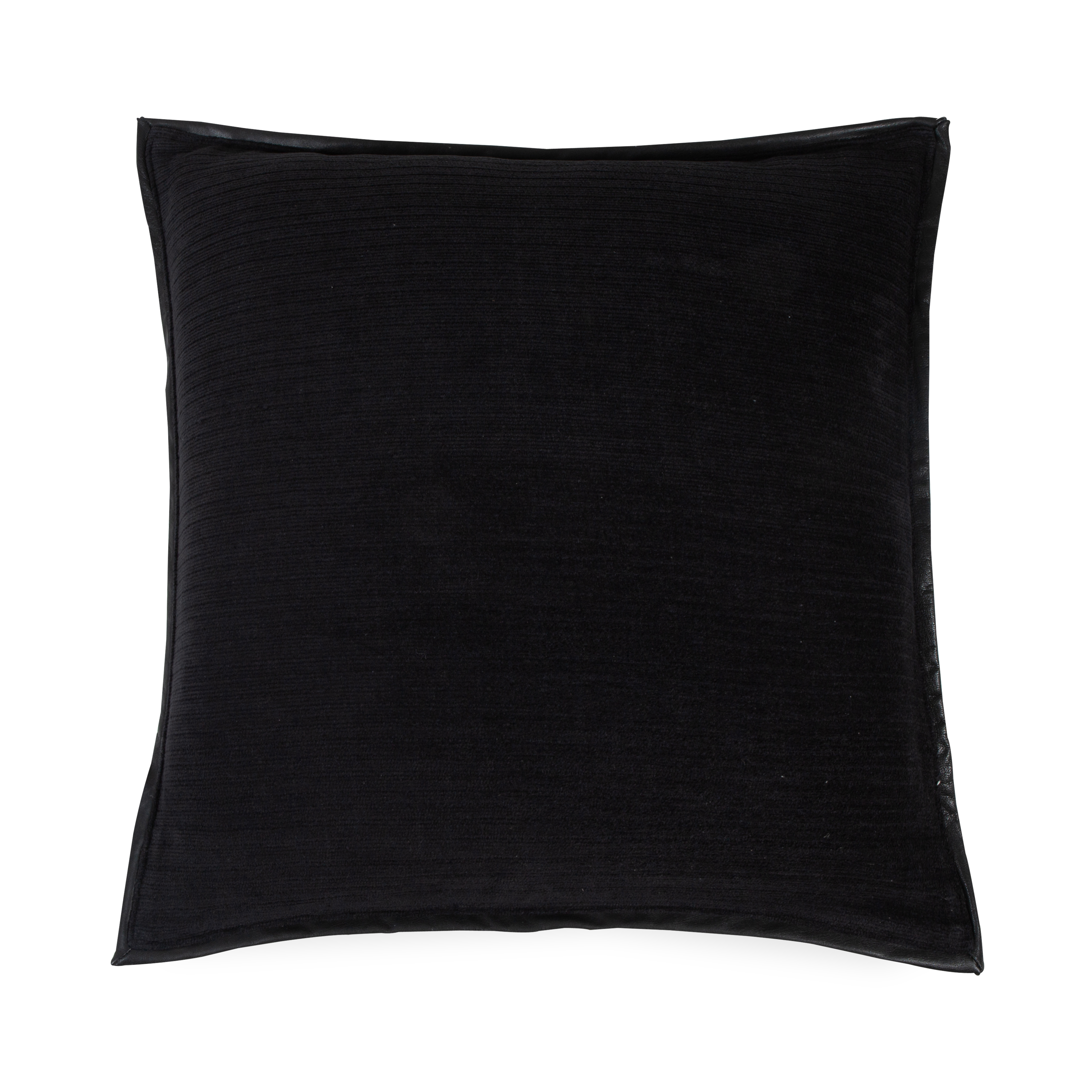 Velvet Pillows for a Touch of EleganceLeather Border Pillow