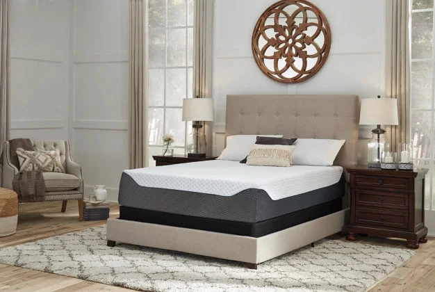 Memory foam mattresses for pressure relief and contouring14 Inch Chime Elite Mattress and Foundation