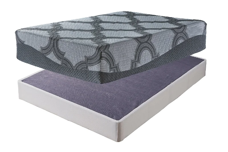 Polyester - foam mattresses for budget - friendly options14 Inch Ashley Hybrid Mattress with Foundation