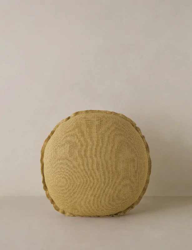 Orthopedic Pillows for Back Pain ReliefArlo Linen Round Pillow