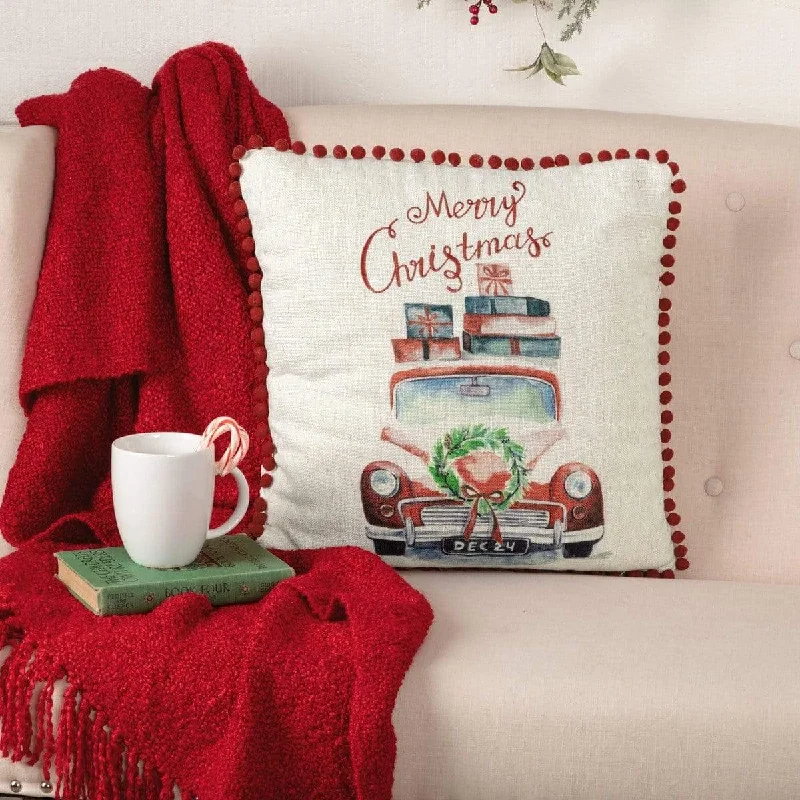 Adjustable Pillows for Customized ComfortMerry Christmas Truck Pillow