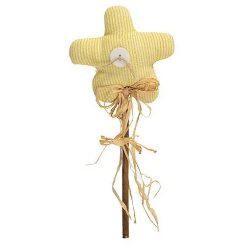 Velvet bed skirts for a luxurious and elegant appearanceYellow Striped Flower Poke