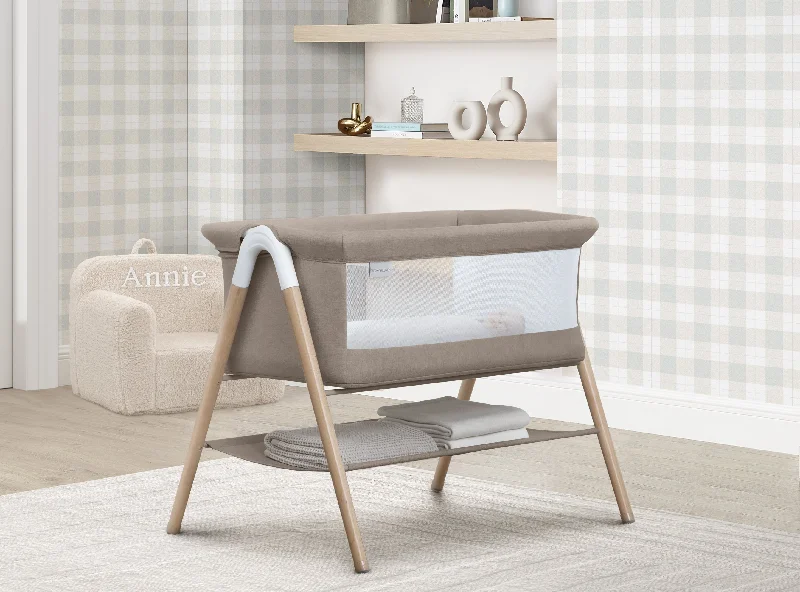 Natural latex and organic cotton blend mattressesBondi Beechwood By The Bed Bassinet