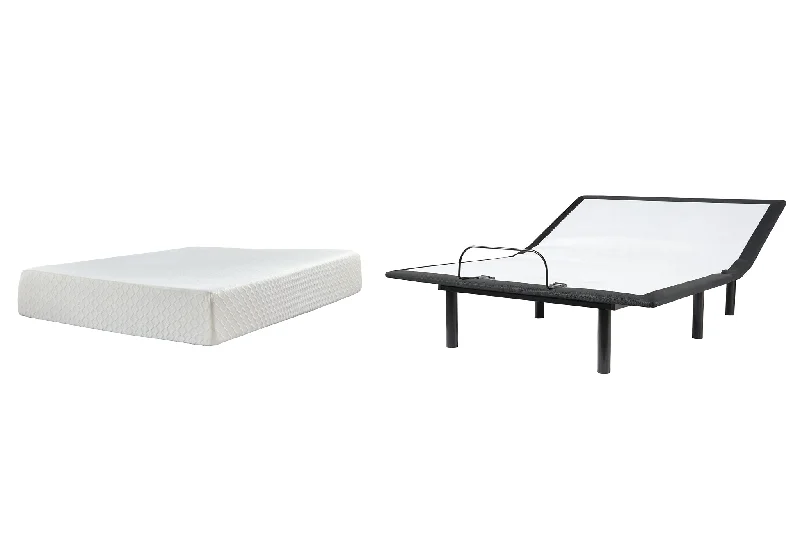 Wool - filled mattresses for natural insulation and moisture - wickingChime 12 Inch Memory Foam Mattress with Adjustable Base