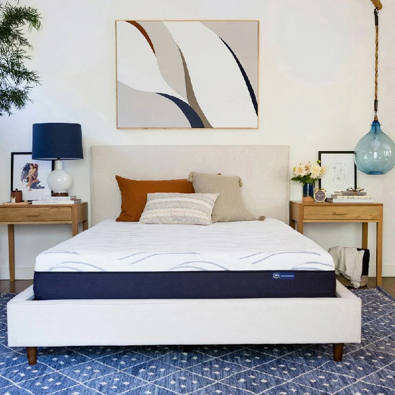 Natural latex and organic cotton blend mattressesSerta Perfect Sleeper 10-inch Gel Memory Foam California King-size Mattress in a Box
