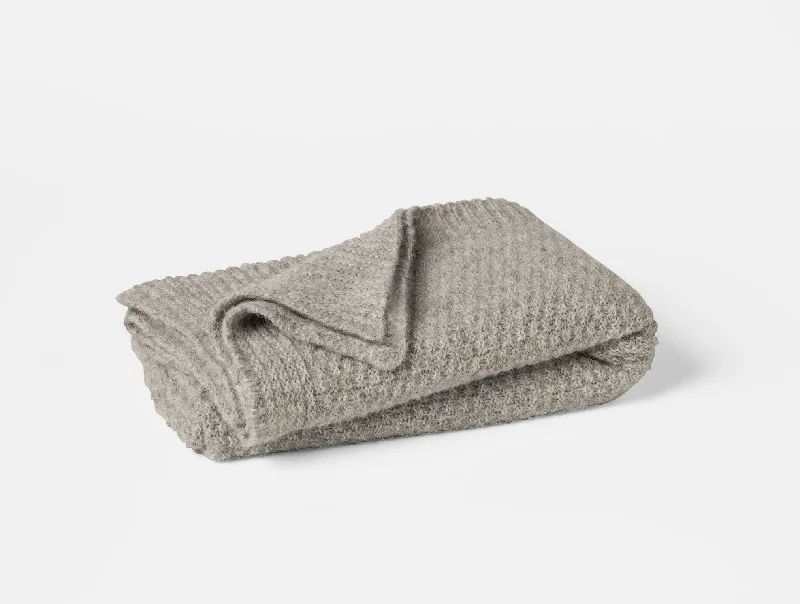 Soft and Fluffy Pillows for Bedroom ComfortCordillera Alpaca Cotton Knit Throw
