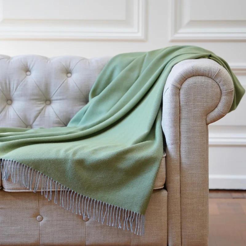 Wool blankets with natural warmth and insulationBaby Alpaca Herringbone Throw