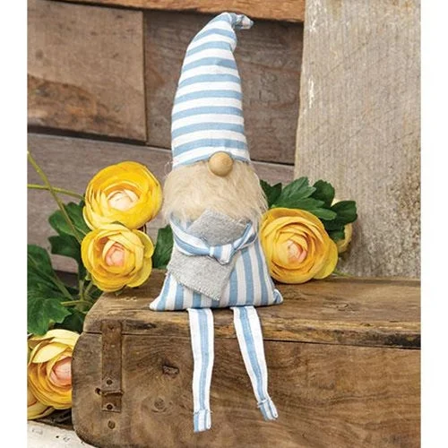 Bed skirts with a vintage - inspired patternGood Night Gnome