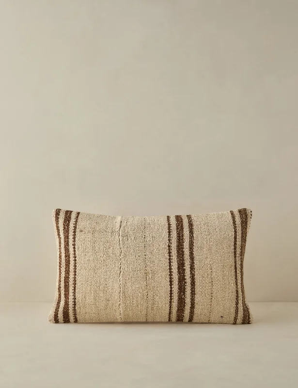 Velvet Pillows for a Touch of EleganceVintage Lumbar Pillow No. 29, 12" x 20"