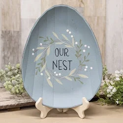 Floral - printed bed skirts for a feminine touchOur Nest Wooden Egg Tray