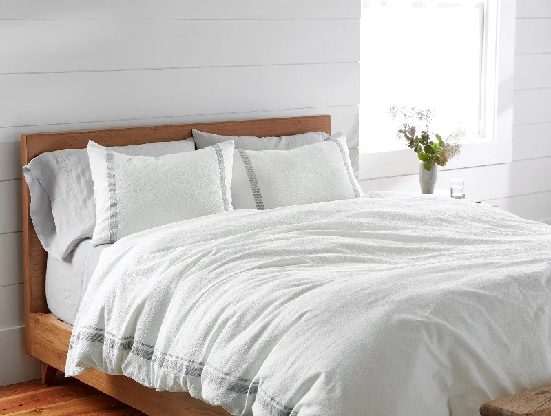 Soft White w/ Shadow Stripe