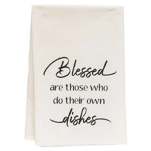 Twin - size bed skirts for a single bedBlessed Are Those Who Do Dishes Dish Towel
