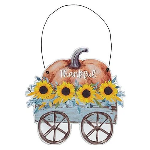 Bed skirts with a scalloped hem for a charming detailThankful Pumpkin & Sunflower Wagon Hanger Bed skirts with a scalloped hem for a charming detailThankful Pumpkin & Sunflower Wagon Hanger