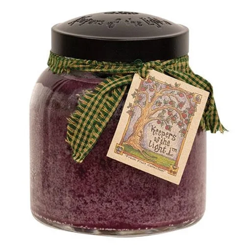 Bed skirts with a retro - style patternBranches & Berries Papa Jar Candle