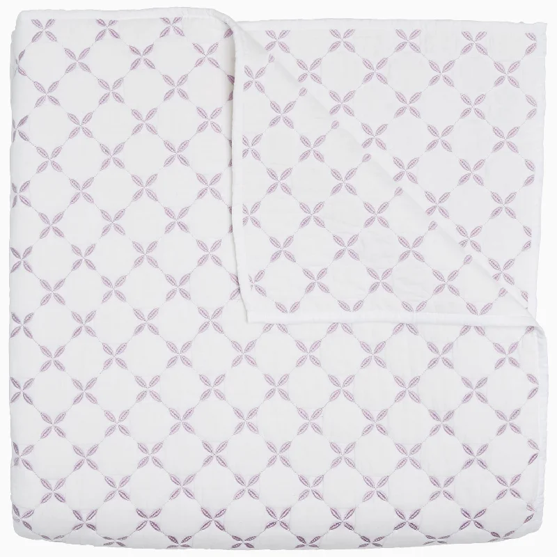 Memory Foam Pillows for Neck SupportLayla Lavender Quilt