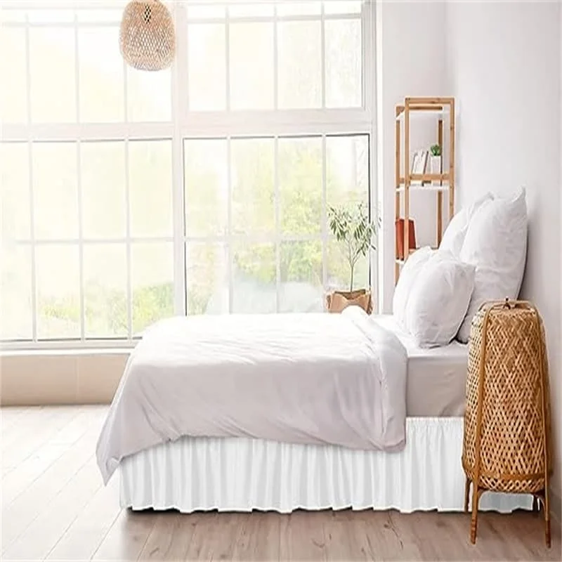 Bed skirts with a beach - themed printBed Skirt