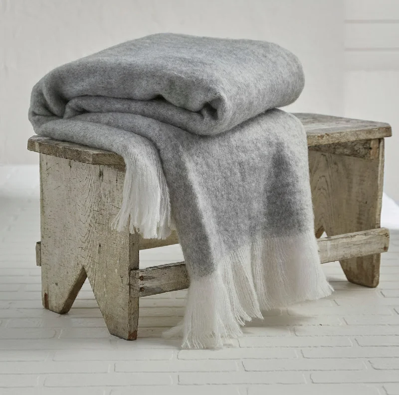 King - size blankets to cover large beds comfortablyZara Throw Gray
