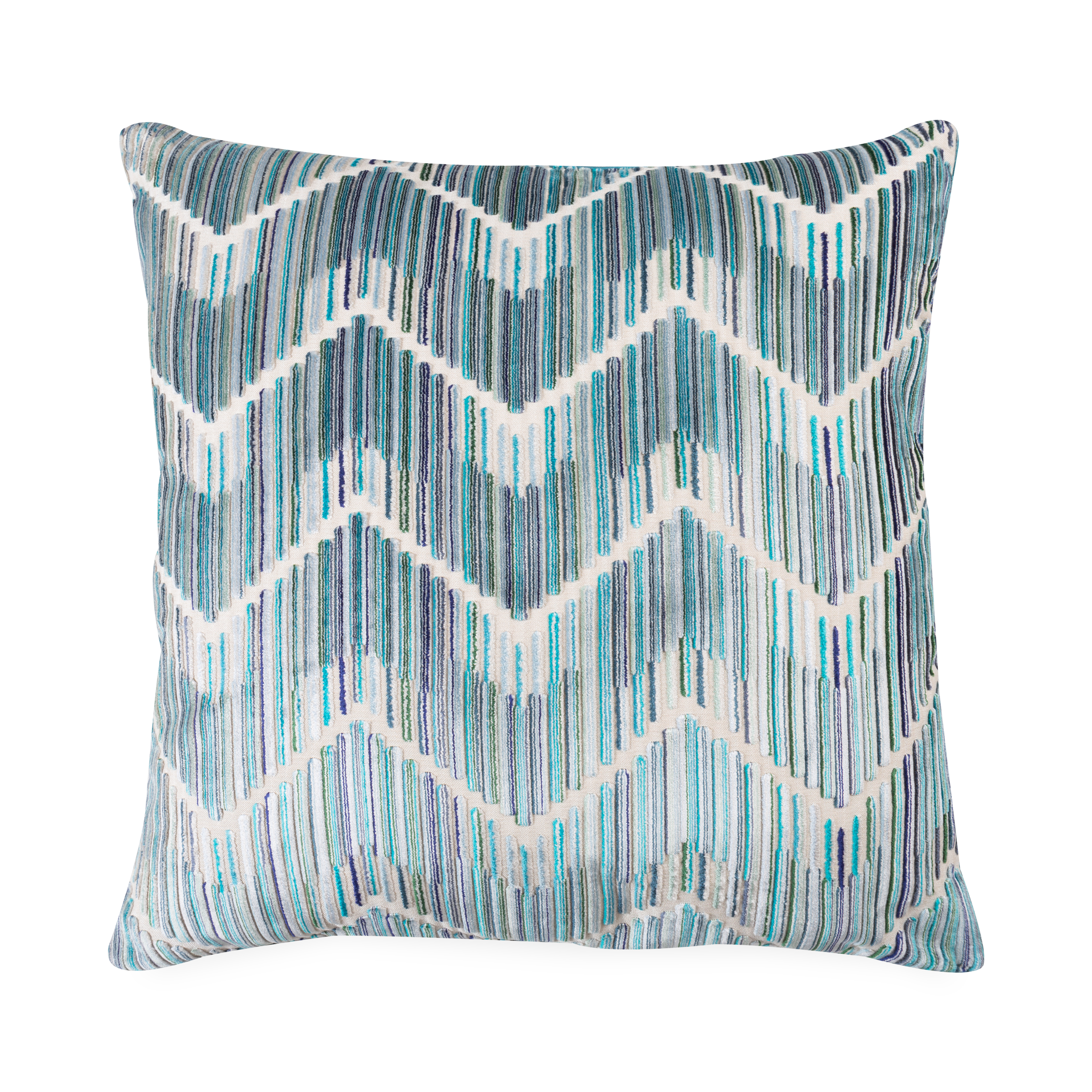 Square Pillows for Modern Home DecorVelvet Zigzag Pillow