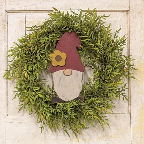 Bed skirts with a high - quality elastic waistbandDistressed Wooden Daisy Hat Gnome Hanger