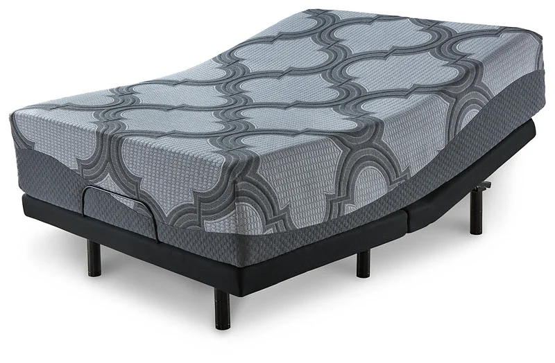 Natural latex and organic cotton blend mattresses14 Inch Ashley Hybrid Mattress with Adjustable Base