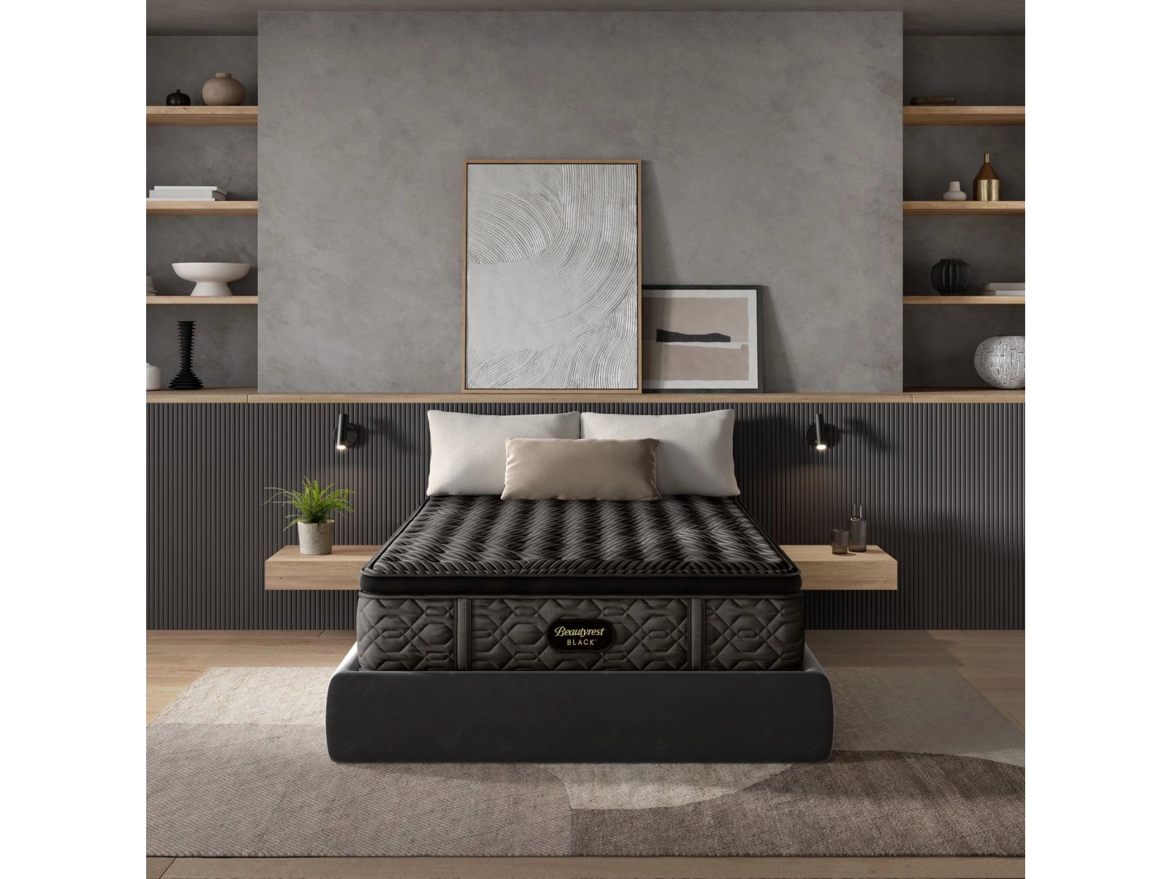 Queen - size mattresses for couples and standard bedroomsBeautyrest Black Series One Medium Pillow Top King Mattress