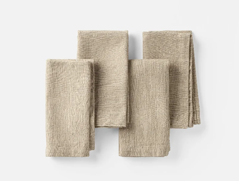 Cotton Pillows for Natural ComfortToro Canyon Organic Napkins, Set of 4