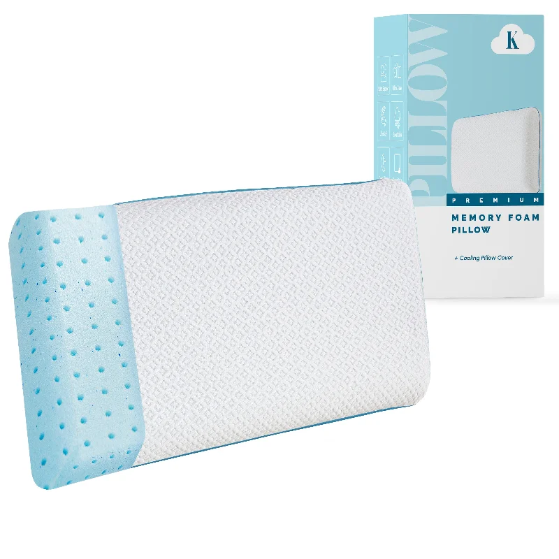Cooling Pillows for Hot SleepersElegant Comfort Cooling Memory Foam Pillow, Gel-Infused Filling Cooling Pillows for Hot SleepersElegant Comfort Cooling Memory Foam Pillow, Gel-Infused Filling